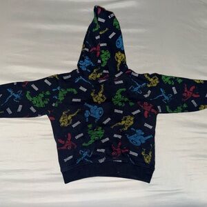 Marvel Hero Print Blue Jacket